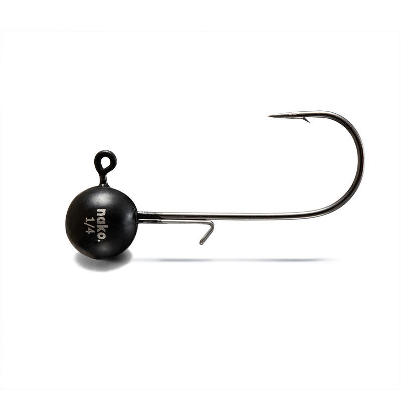 200% Sensitive Tungsten Ball Jig Heads Damiki Rig Jig Heads | No Chip Black | 5 Pack