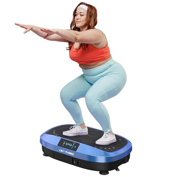 Vibration Plate Exercise Machine with 265LBS Loading Capacity, Lymphatic Drainage Machine, Whole