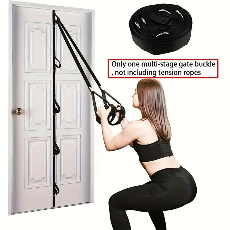 Door Anchor Fitness Rope, 1 Count Multifunctional Fitness Multi-stage Gate Buckle, Portable Fitness Equipment for Home Office