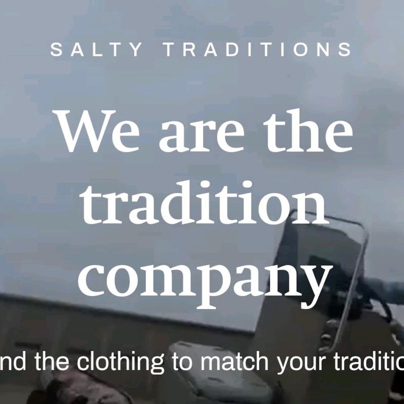 Salty Traditions Bright Blue Performance Shirt, Fishing, Outdoors