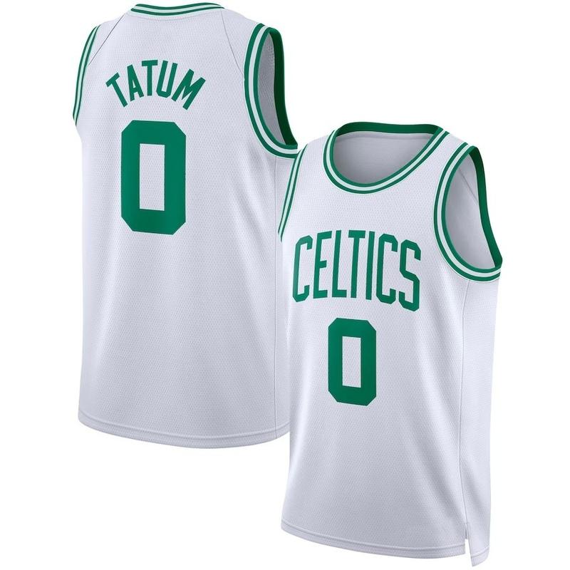 Jayson Tatum Men's Sleeveless stitched Basketball Jersey white 2024