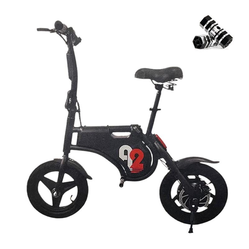 A22 E-BIKE,14 inch Electric Bike,Range 20+ Miles 15MPH Portable E Bike,City Commuter Mini Electric Scooter,Electric bicycle