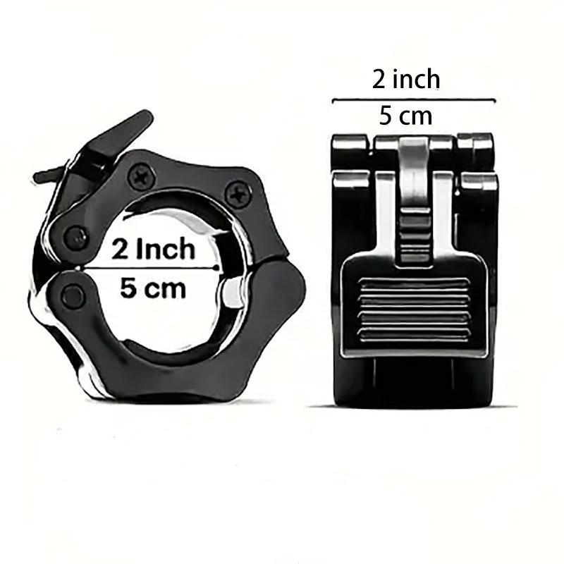 1 Pair Barbell Clamp,quick Release Barbell Lock Buckle, Weight Plates Collar Clip for Workout Fitness Training & Bodybuilding, Gymtok