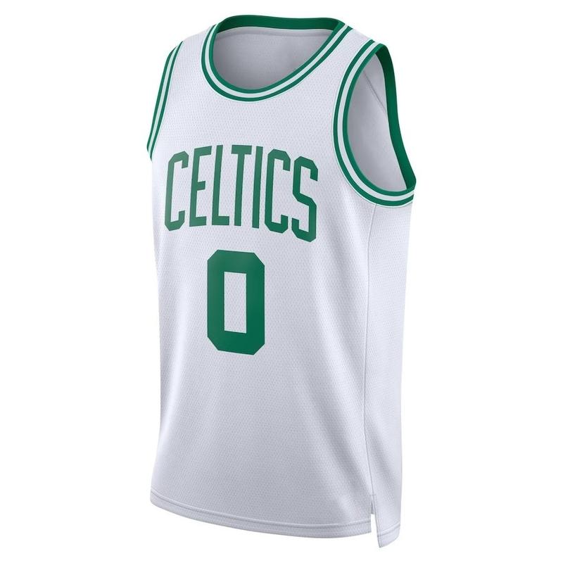 Jayson Tatum Men's Sleeveless stitched Basketball Jersey white 2024