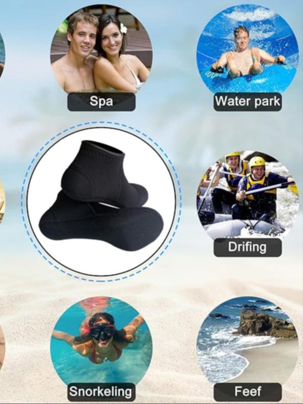 Sporty Unisex's Neoprene 3mm Diving Water Socks, Sport Warm Water Socks for Men & Women, Outdoor Beach Floating Diving Socks for Adults