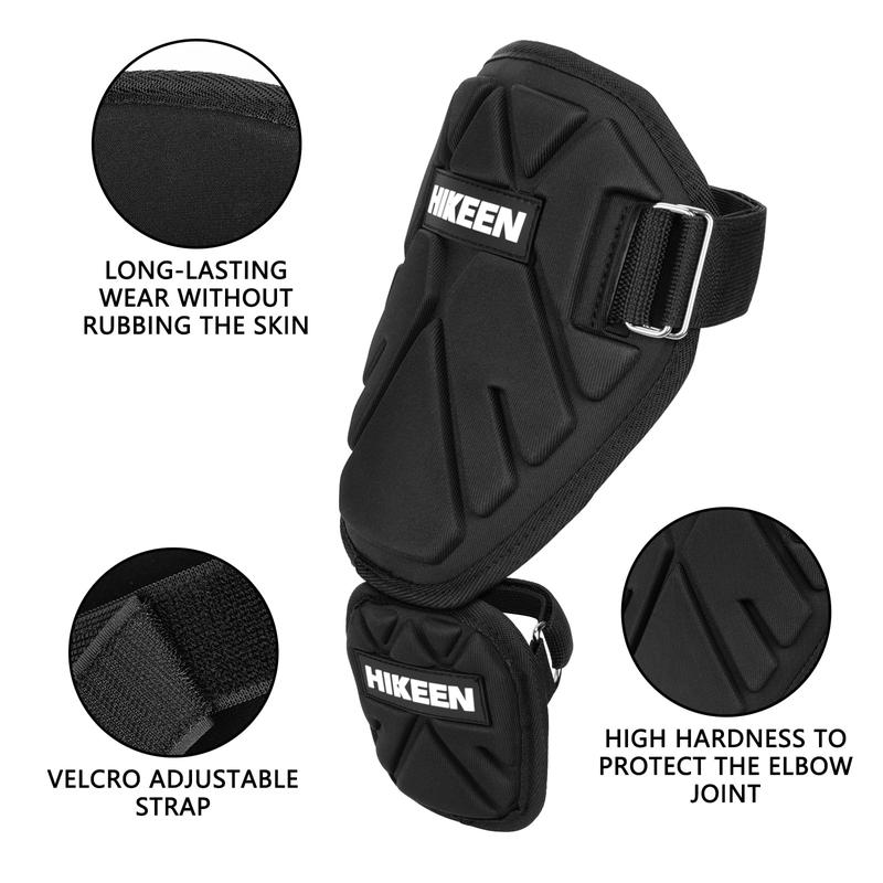 Hikeen Baseball Elbow Guard,Elbow Pads for Softball & Baseball Batting ,Forearm Guard for Protecting Biceps Forearm Elbow,Elbow Shield