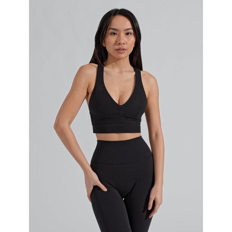 Alpha Sports Bra - Onyx Black