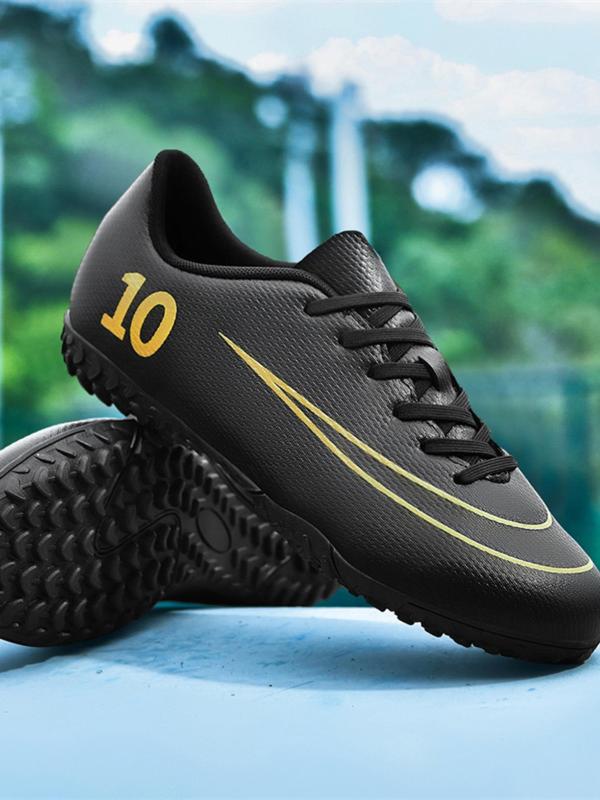 Men's Football Shoes, Fall Outfits, Fallfreshness Breathable Comfortable Lace Up Soccer Shoes, Non-slip Football Cleats, Training & Competition Sports Shoes for All Seasons