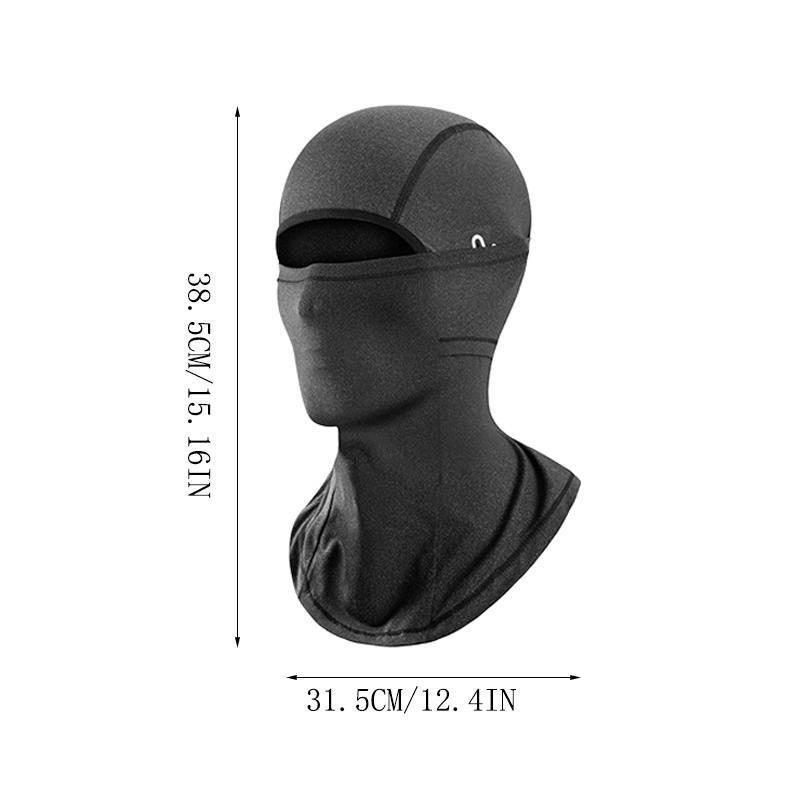 1 Piece Face Mask With Neck Gaiter, Breathable Balaclava Helmet, Sun Protection Face Mask For Outdoor Cycling, Running, Climbing, Christmas Gift