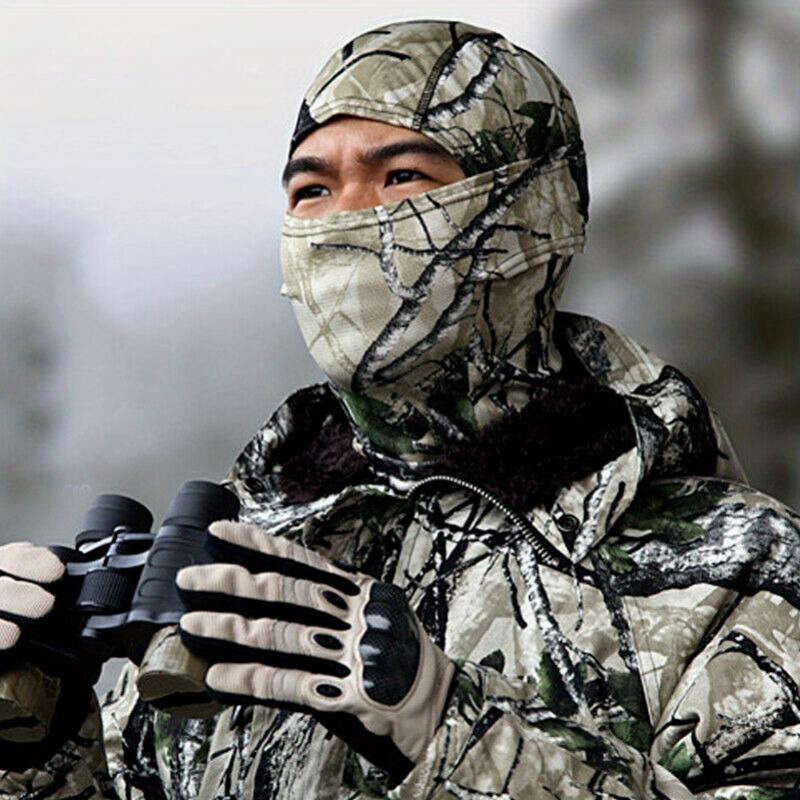 Full Face Camo Balaclava Headgear Sun Shield Face Masks for Hunting Sports