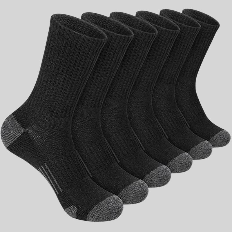 Athletes Socks, 5 Pairs Running Socks, Anti-wear Outdoor Sports Socks, Cushioned, Breathable, Arch Support Socks for Men & Women, Christmas Gift