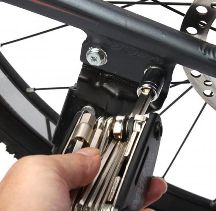 DAWAY Bike Repair Tool Kits - Bicycle Repair Bag & 120 PSI Bike Pump or Saddle Bag Set, with 16 in 1 Bicycle Multitool, Bike Tire Levers Wrench, Portable Patches Fixes - Practical Cycling Accessories