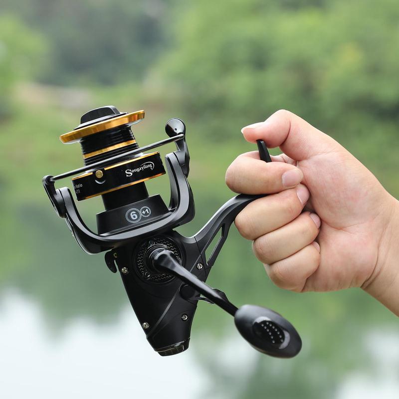 5000 7000 Series Spinning Fishing Reel, Fishing Reel Freshwater Spinning Reel Fishing Tackle, Flyfishing, Solocamping, picnicaesthetic