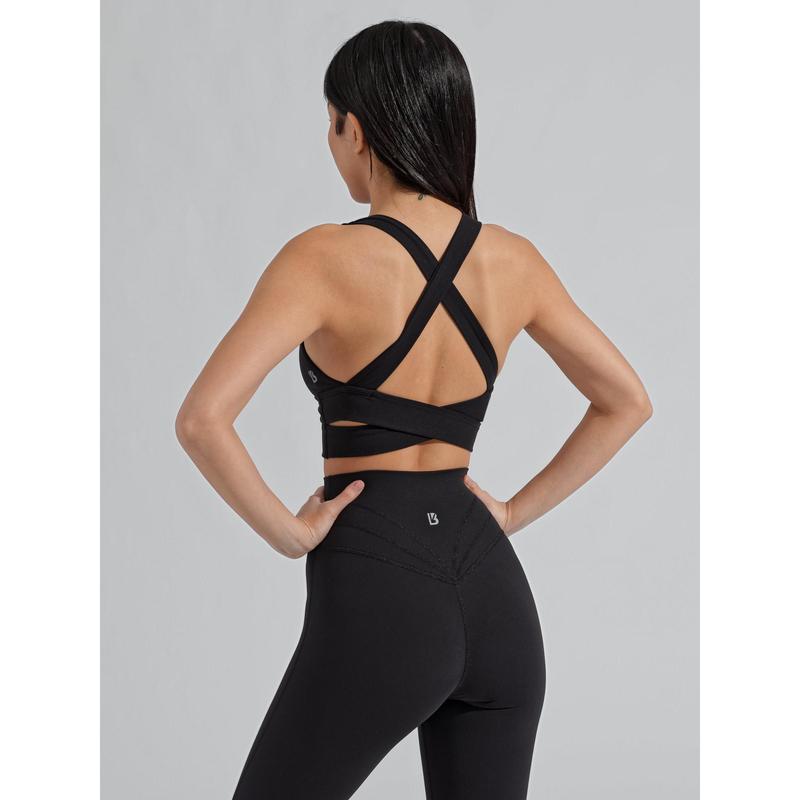 Alpha Sports Bra - Onyx Black