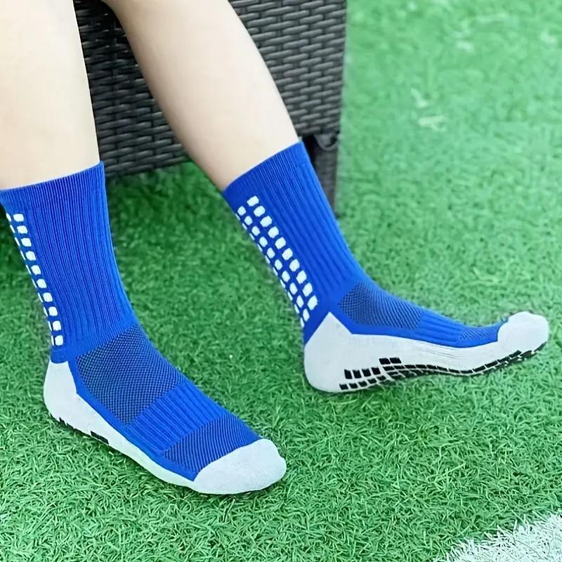 3 6 10 pairs of football socks, breathable pads, anti slip silicone, suitable for daily training, suitable for outdoor sports