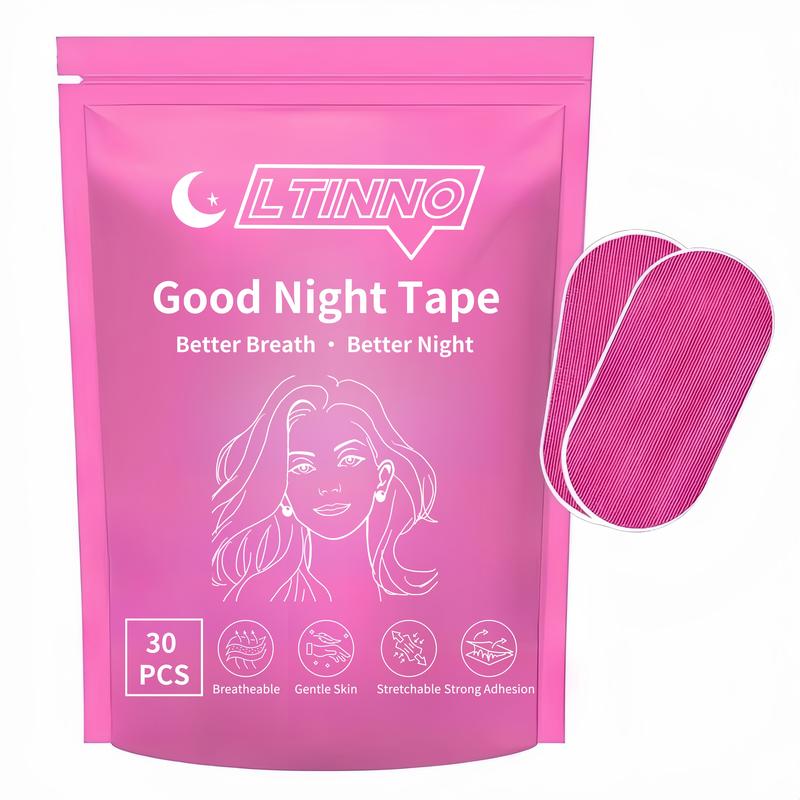 Queen Mouth Tape, for sleep one month supply, mouth tape, pink, gentle, adhesion, 30 Strips, sports accessories