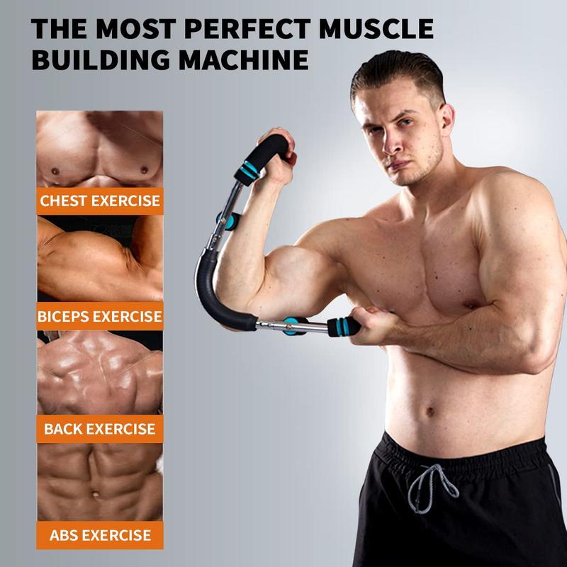 Arm Trainer. Strengthen Chest and Arm Muscles Men's Fitness Trainer Detachable Portable Spring Resistance Home Fitness Equipment