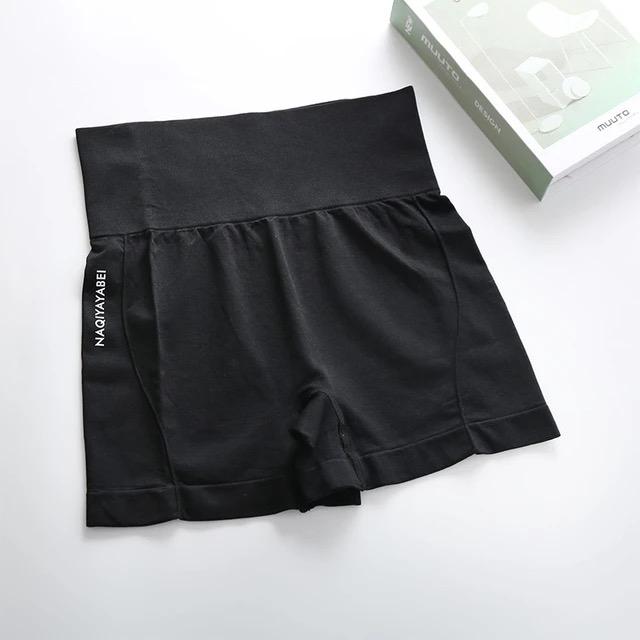 Stylish Spandex Ladies Sport Shorts in Black, Orange, and Green | Versatile Activewear