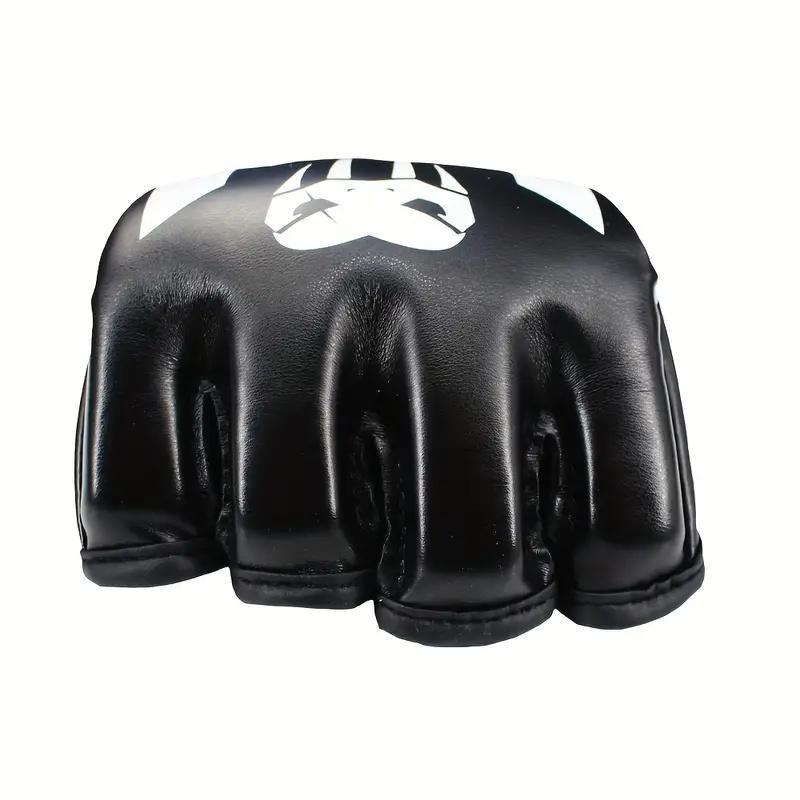 Comfort Adult Half Finger Combat Sanda Gloves, 1 Pair Non-slip Breathable MMA Gloves, Sports Boxing Equipment for Training, Protective Gear, Gym Accessories, Sports Gloves