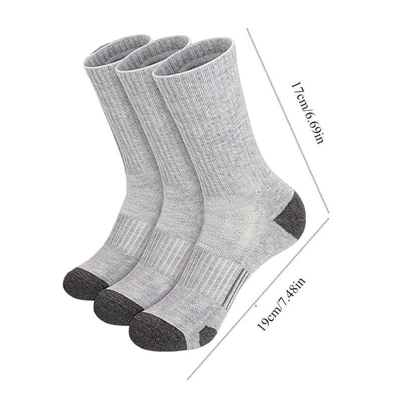 Athletes Socks, 5 Pairs Running Socks, Anti-wear Outdoor Sports Socks, Cushioned, Breathable, Arch Support Socks for Men & Women, Christmas Gift