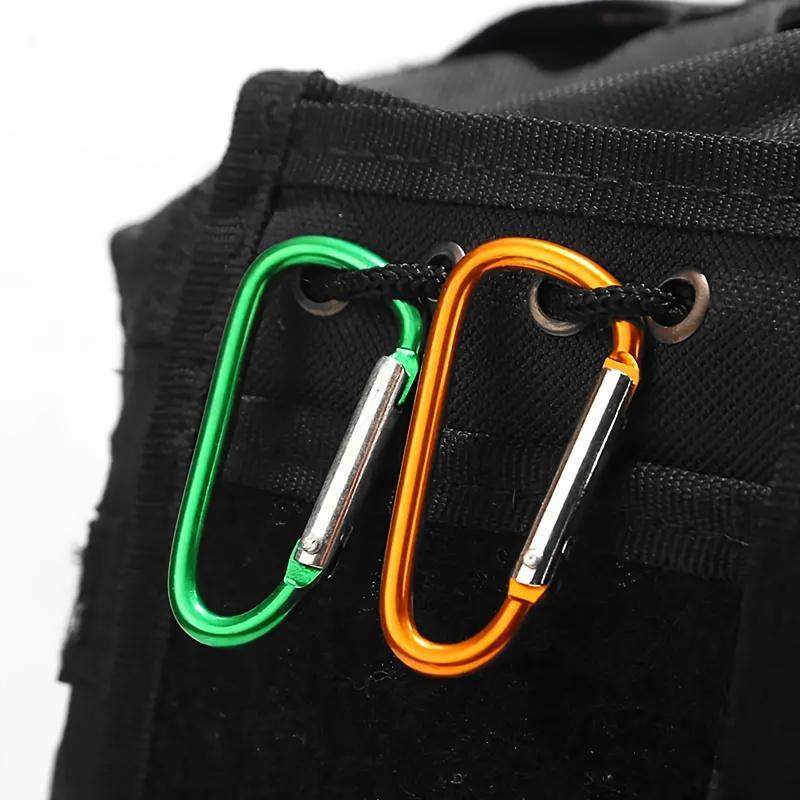 Aluminum Alloy Carabiner, 10pcs set Durable Climbing Buckle, Multifunctional Carabiner for Camping, Hiking and Climbing