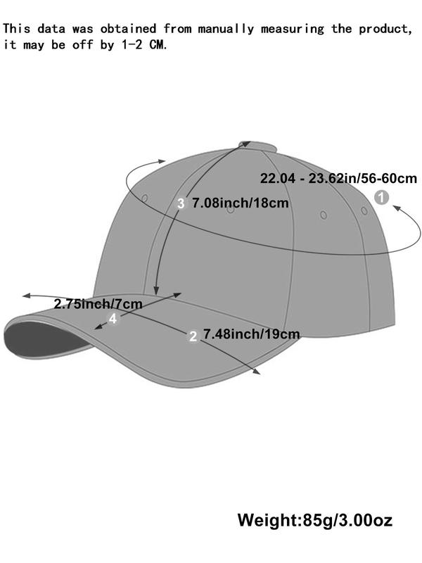 Graphic Print Baseball Cap, Outdoor Sports Adjustable Sun Protection Casual Hat, Travel Beach Party Hat for Men and Women, Perfect for Student for Outdoor Wear