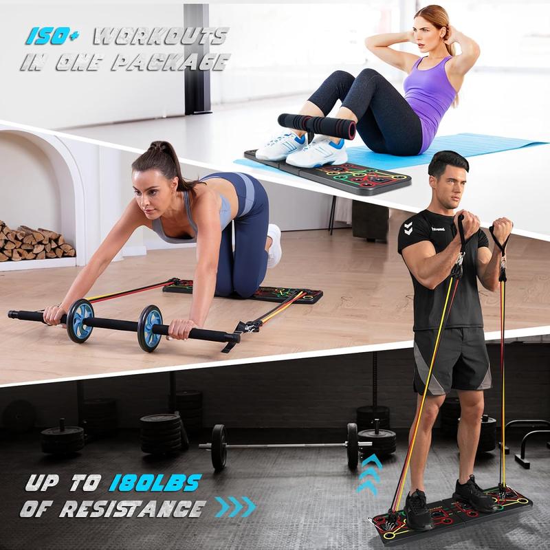 LALAHIGH multifunctional fitness kit:  Socially Anxious? Get Fit at Home, No Need to Go Out  3D Muscle Training  Time-Saving Workout  Convenient Fitness  Fitness Accessories  Joyful Fitness