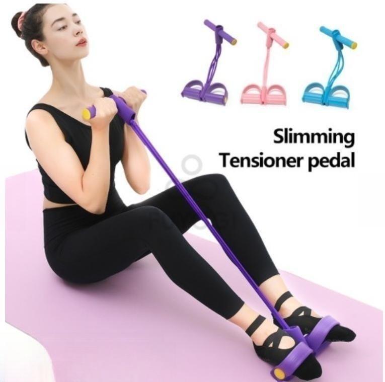 Household fitness pedal tension rope, 8-shaped stretcher for shoulder and back enhancement, and 8-shaped stretcher for female trainers Household Fitness