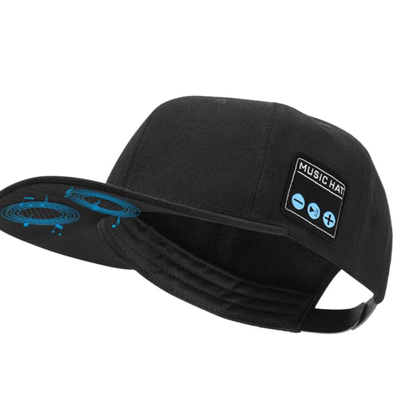 NEW Hat with Bluetooth Speaker Adjustable Bluetooth Hat Wireless Smart Loudspeaker Cap For Outdoor Sport Baseball Cap With Micfashion Audio Headphone