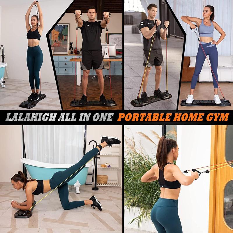 LALAHIGH Portable Home Gym-14PCS: Fitness Equipment for Men and Women