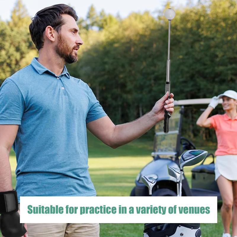 Golf Flexible Telescopic Sound Club, Swing Training Aids, Golf Grip Trainer and Golf Swing Trainer. Golf Gifts for Golfer.