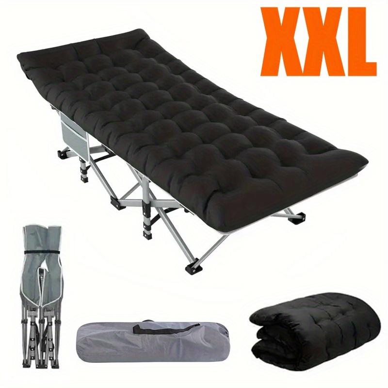 Home & Kitchen Portable Camping Bed, Adult Bed, 28-Inch Widened Heavy Duty Folding Bed, Maximum Load Capacity 600 Lbs, with Thick Cushion, Outdoor Camping Office, Home Nap