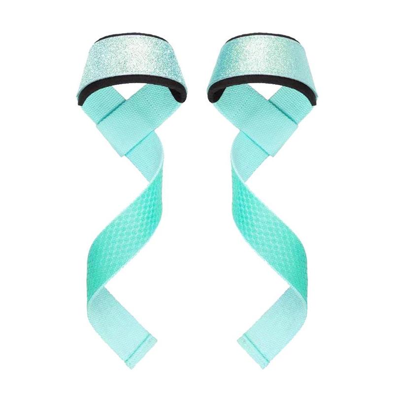 Fluorescence Wristband, 1 Pair Fitness Lifting Wrist Straps, Crossfit Bodybuilding Support Kettlebell Dumbbell Weights Beginner Strength