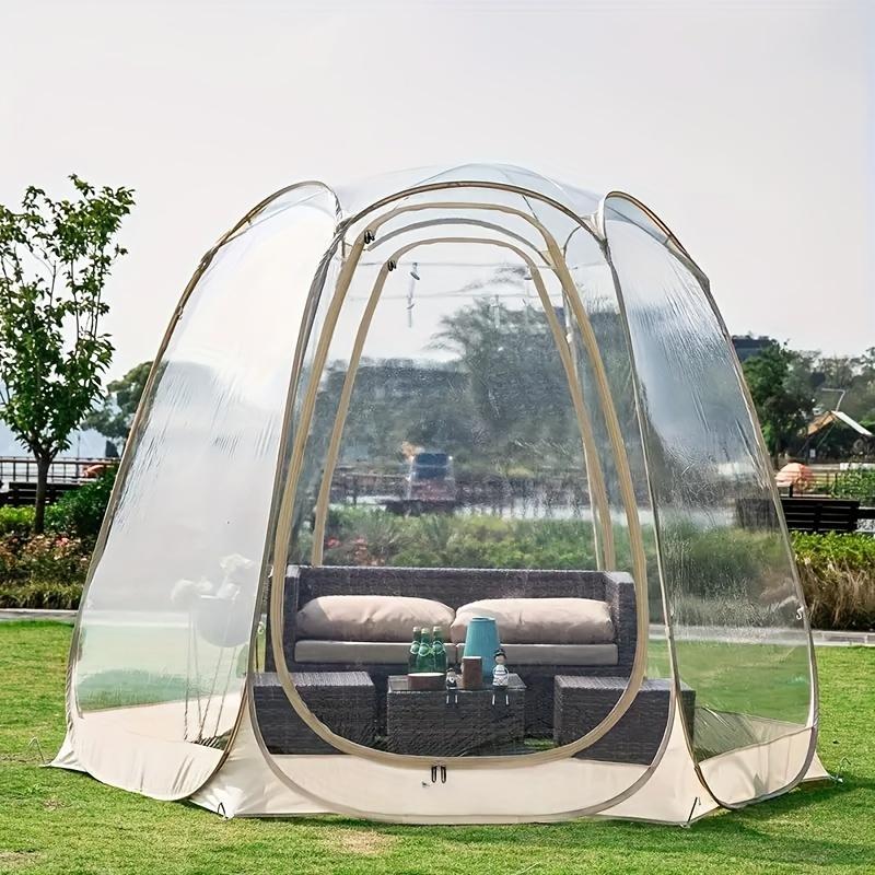 Large Oversize Weather Proof Pop Up Bubble Tent - Cold Protection Winter Camping Beige