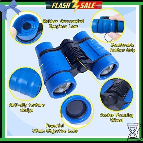 ESSENSON Binoculars for Kids Toys Gifts for Age 3-12 Years Old Boys Girls Kids Telescope Outdoor Toys for Sports and Outside Play Hiking, Bird Watching, Travel, Camping, Birthday Presents (Dark Blue)