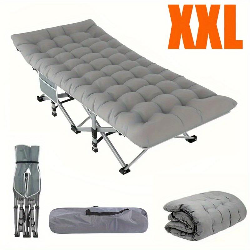 Home & Kitchen Portable Camping Bed, Adult Bed, 28-Inch Widened Heavy Duty Folding Bed, Maximum Load Capacity 600 Lbs, with Thick Cushion, Outdoor Camping Office, Home Nap