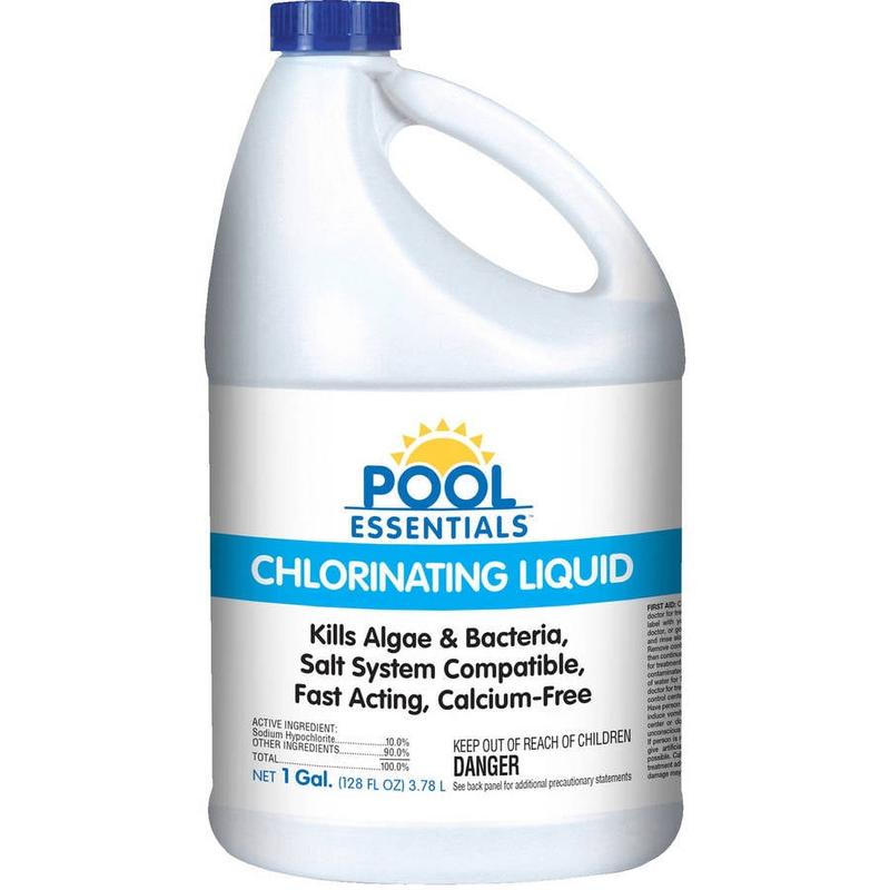 Pool Essentials Chlorinating Liquid for Swimming Pools, 1 Gallon