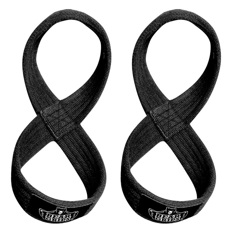 Figure 8 Lifting Straps, Heavy Duty Lifting Straps Figure 8, Powerlifting Figure 8 Straps, Strongman 8 Figure Straps, Weight Lifting Straps, Deadlift Straps, Cotton Figure 8 Wrist Wraps