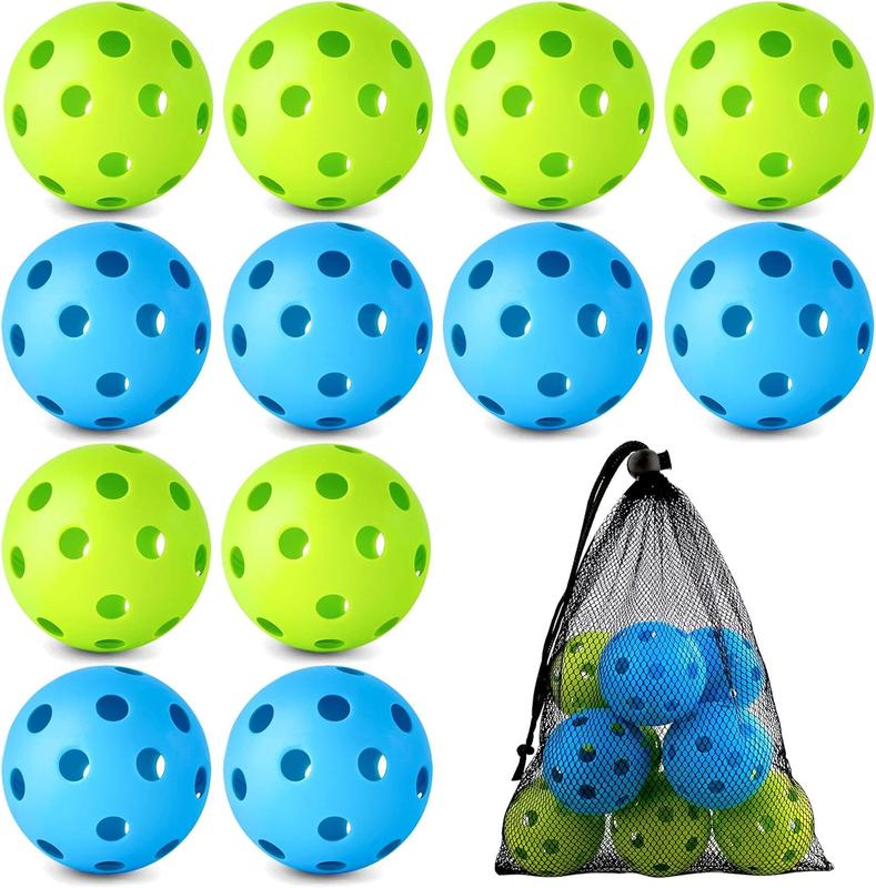 12 100 Pack Baseball Practice Baseballs Plastic Hollow Soft Balls with a Drawstring Bag for Hitting, Baseball  Indoor Outdoor Use