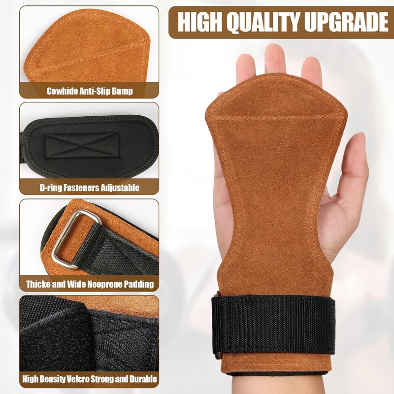 Wrist Straps for Weightlifting for Maximum Grip Support - Lifting Deadlift Strap & Weight Lifting Grips Gloves for Working Out Pull Up Deadlifting & Shrugs