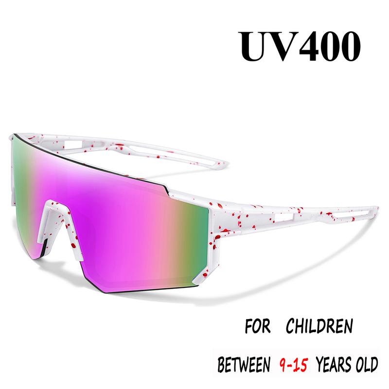 Teenagers Sunglasses Age 9-15 Youth Cycling Glasses Mtb Bike Bicycle Goggles Children Outdoor Sport Boys Girls UV400 Eyewear