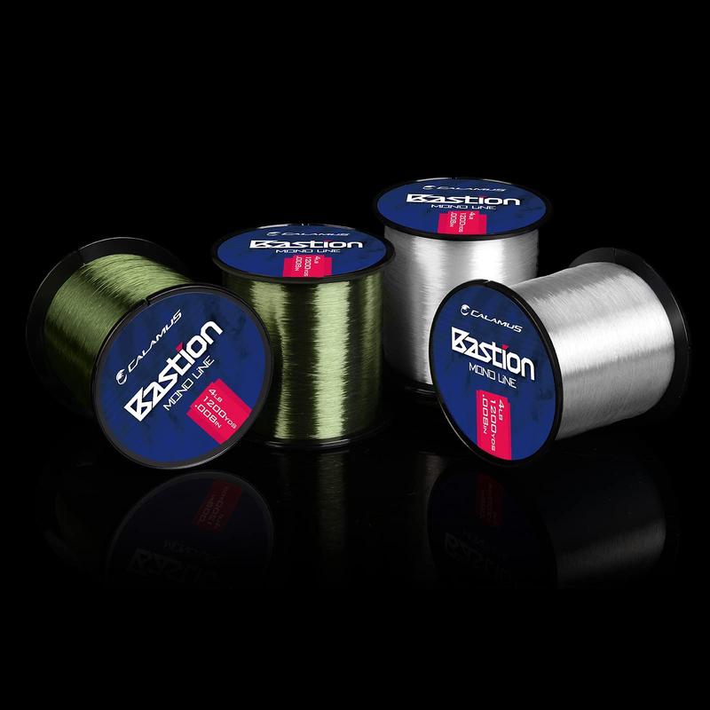 Calamus Bastion Monofilament Fishing Line - Strong Abrasion Resistant Mono Line - Superior Nylon Material Mono Fishing Line for Freshwater and Saltwater, Fishing Gifts for Men