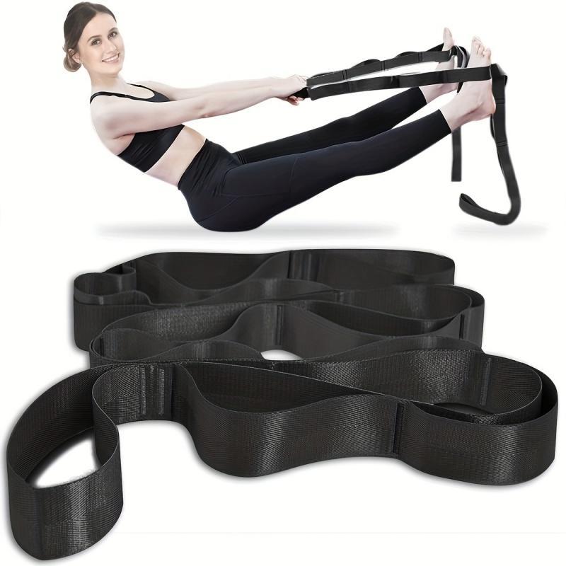 Yoga Stretching Strap, 10 Knots Yoga Stretching Strap, Body Lifting Tension Band, Elastic Band For Yoga & Pilates