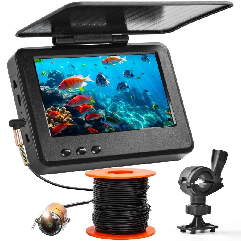 2024 fully upgraded single-sided sunshade underwater camera fishing and viewing set is suitable for fishing enthusiasts, a perfect gift for Thanksgiving, Teachers' Day and grandparents