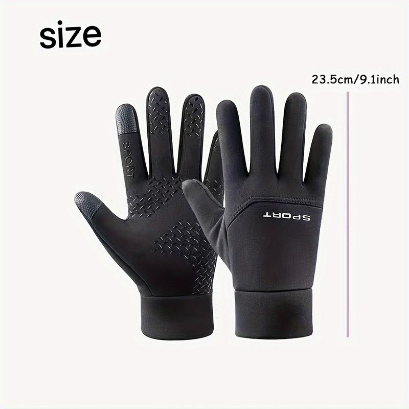 1pair 2pair Waterproof And Coldproof Gloves With Non-slip Touch Screen Function For Men And Women - Ideal For Riding, Sports, Mountaineering, Skiing, And More!