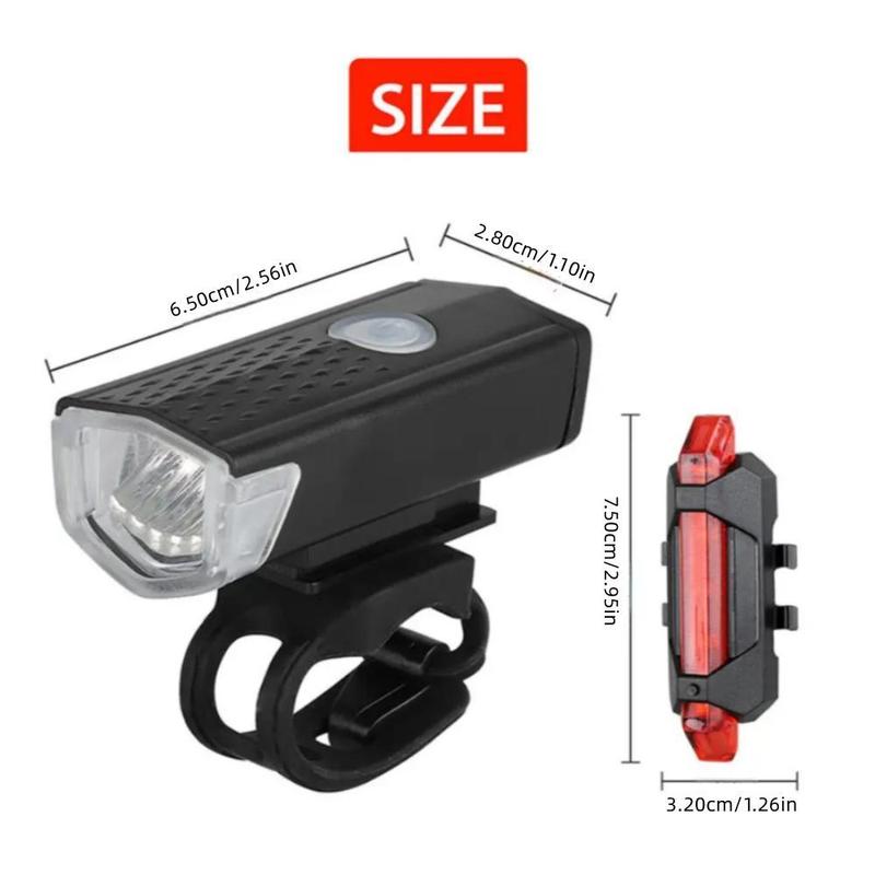 USB Rechargeable Motorcycle Headlight, Waterproof LED Motorcycle Light, 3-Modes Bicycle Light, Safety Warning Light, Bicycle Accessories