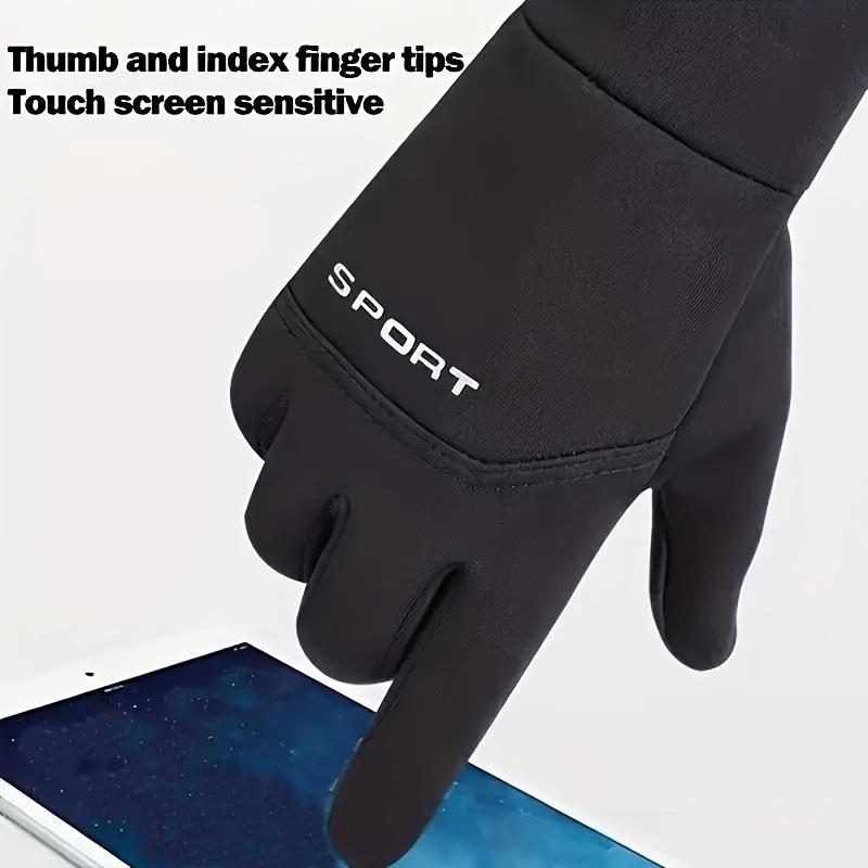 1pair 2pair Waterproof And Coldproof Gloves With Non-slip Touch Screen Function For Men And Women - Ideal For Riding, Sports, Mountaineering, Skiing, And More!