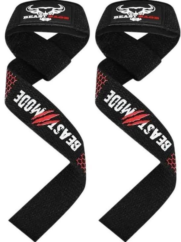 Gym Power Workouts Lifting Straps - Padded Cotton Straps for Men and Women