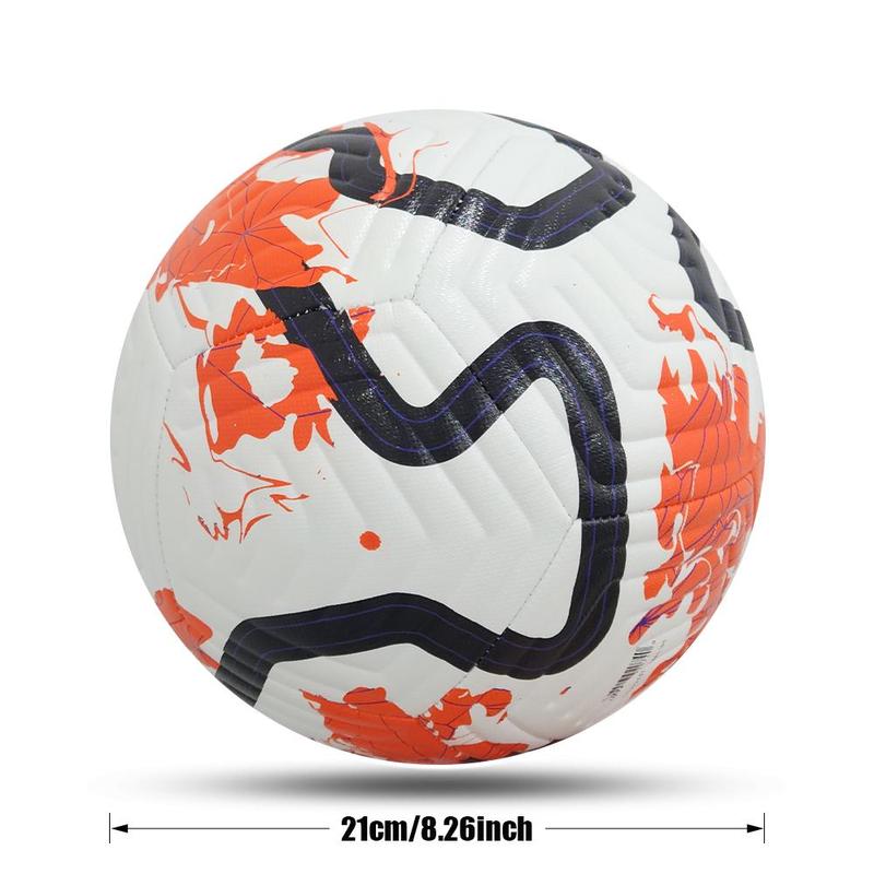 Size 5 Football, Machine Stitched Football, Professional Football for Training & Entertainment, Football Equipment for Adults & Youth