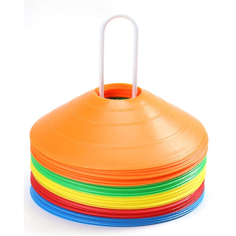 Disc Cone Set Multi Sport Training Space Cones With Plastic Stand Holder For Soccer Football Ball Game Disc